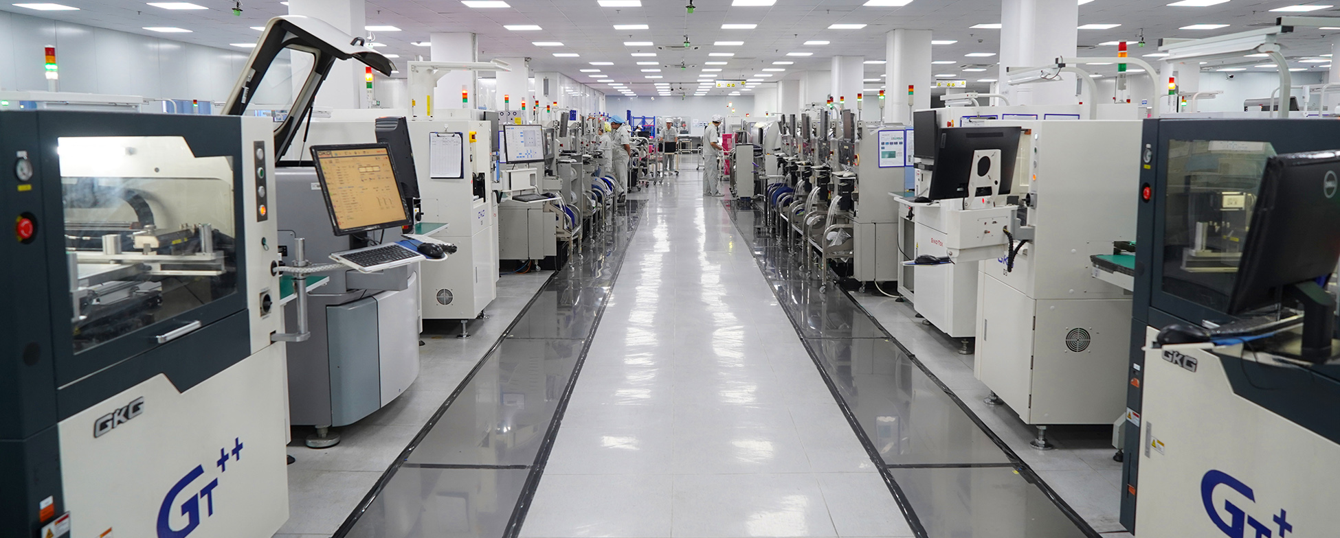 启想智联数字化工厂，先进PCBA生产能力，协同赋能高效生产